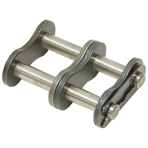Connecting Link, Spring Clip Type 3/8 Pitch, Duplex (06B)
