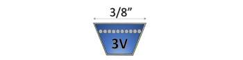 3V1400La Wedge Belt 140 Inches (9N3556 Metric)2 - 3 weeks del