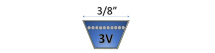 3V315La Wedge Belt 3.15 Inches (9N800 Metric)2 - 3 weeks del